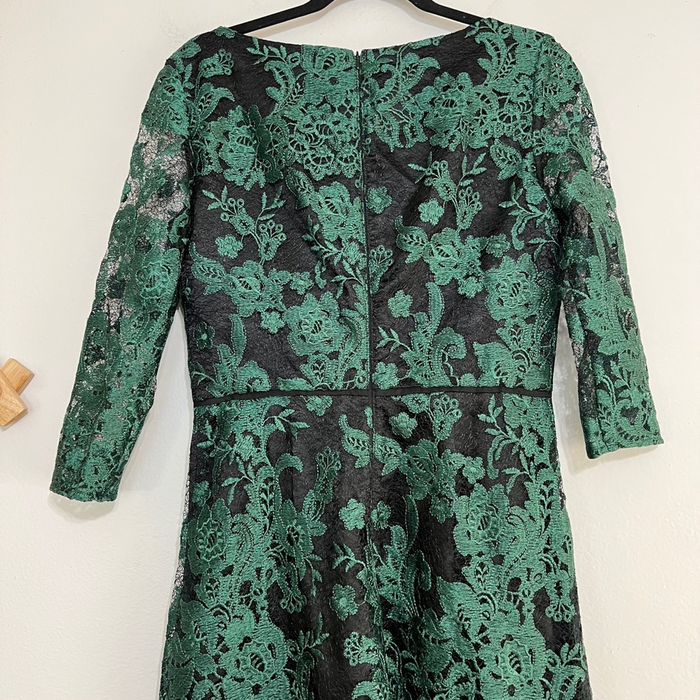 Js Collections Embroidered Lace 3/4 Sleeves Gown - image 7